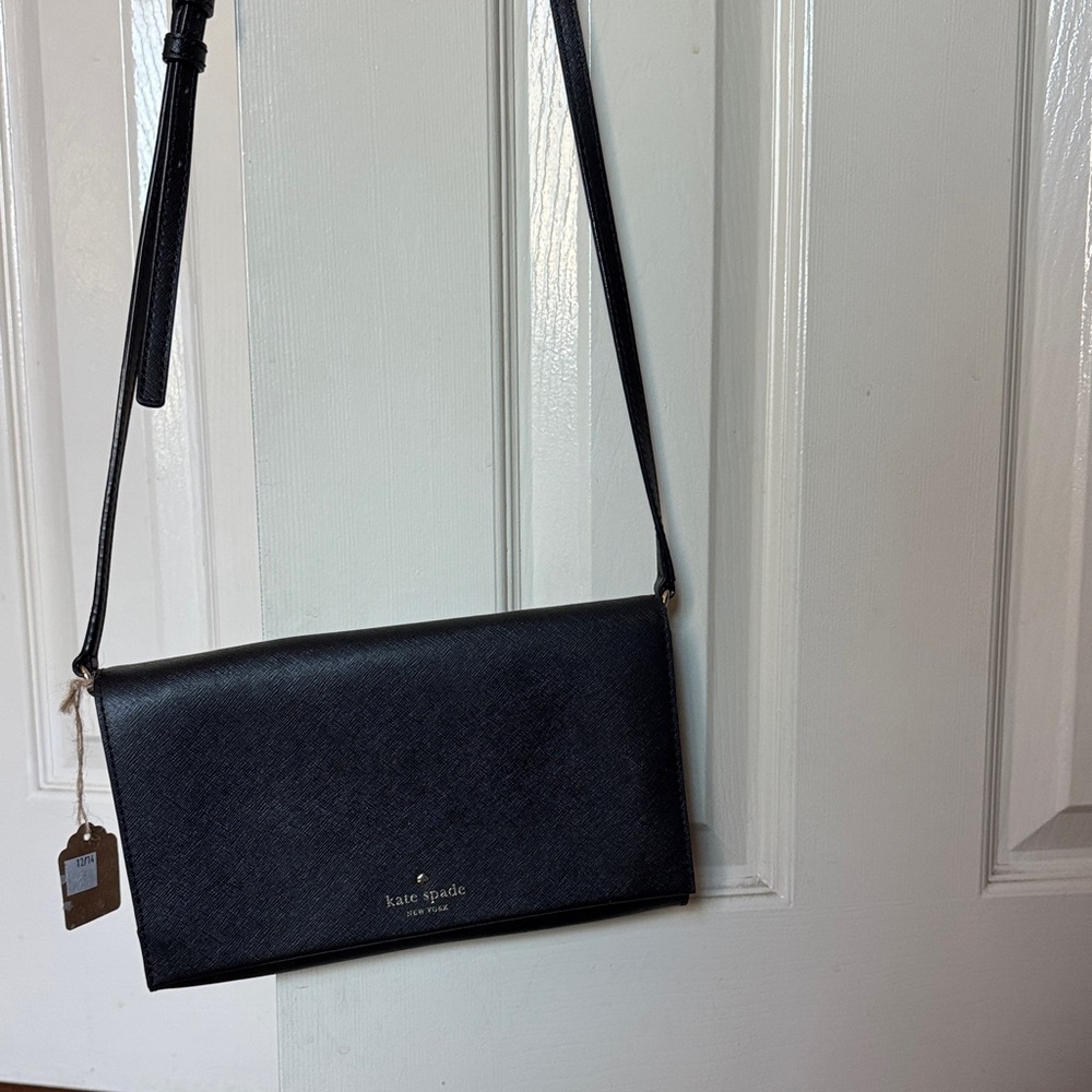 Kate Spade Black Leather Shoulder Bag